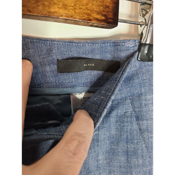 NWT Banana Republic Blake Blue Ankle Pant Womens 0 Short - Picture 6 of 8